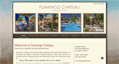 Desktop Screenshot of flamingochateau.com